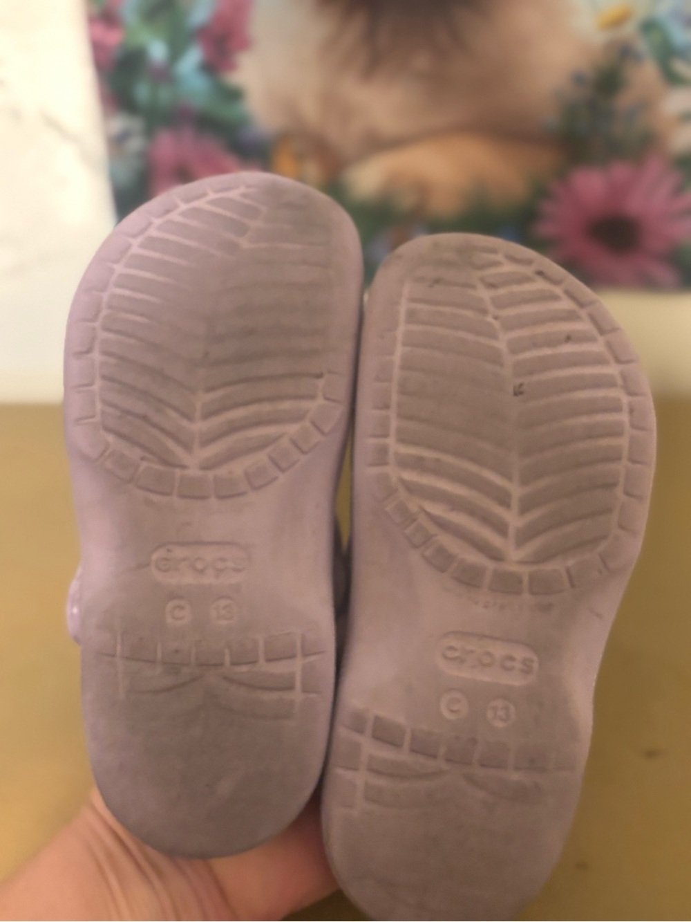 CROCS Kids Lilac Slip-On Clogs - Picture 4 of 8